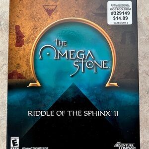 The Omega Stone: Riddle of the Sphinx II PC Game Computer Video Game Sealed